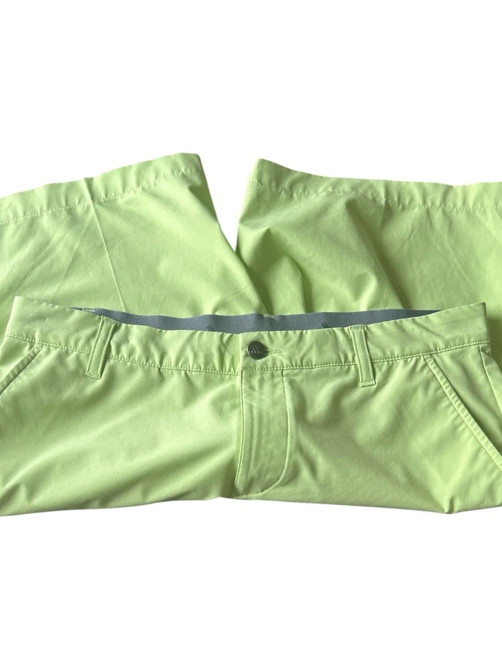 Adidas Men Lime Green Casual Shorts Size Large